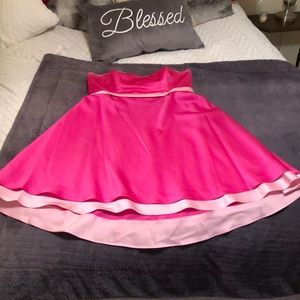 Fuchsia and Tea rose Alfred Angelo